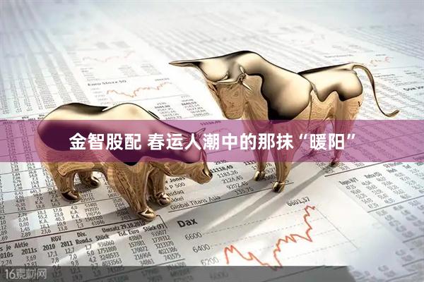 金智股配 春运人潮中的那抹“暖阳”